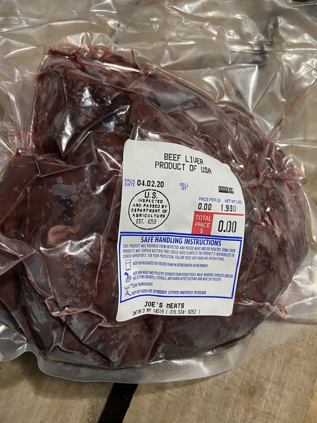 Angus Beef Liver