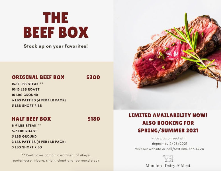 Check out our current beef offers!